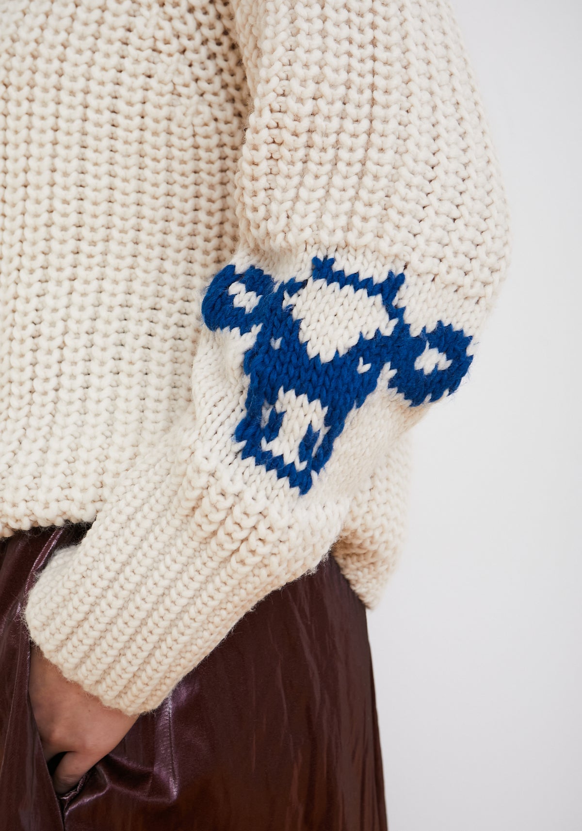 Pull Mow Bleu Marine