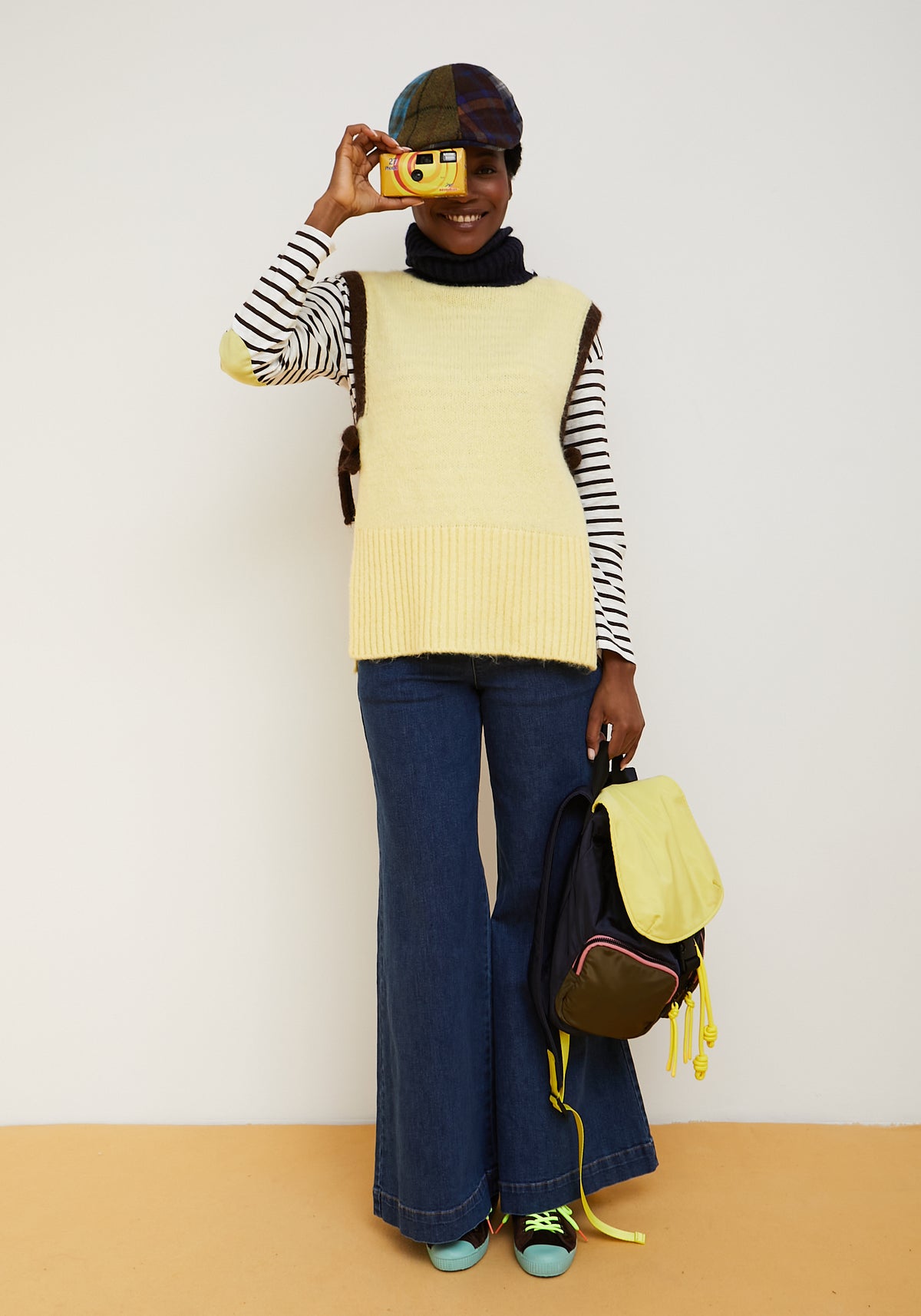 Pull Sans Manches Clue Jaune