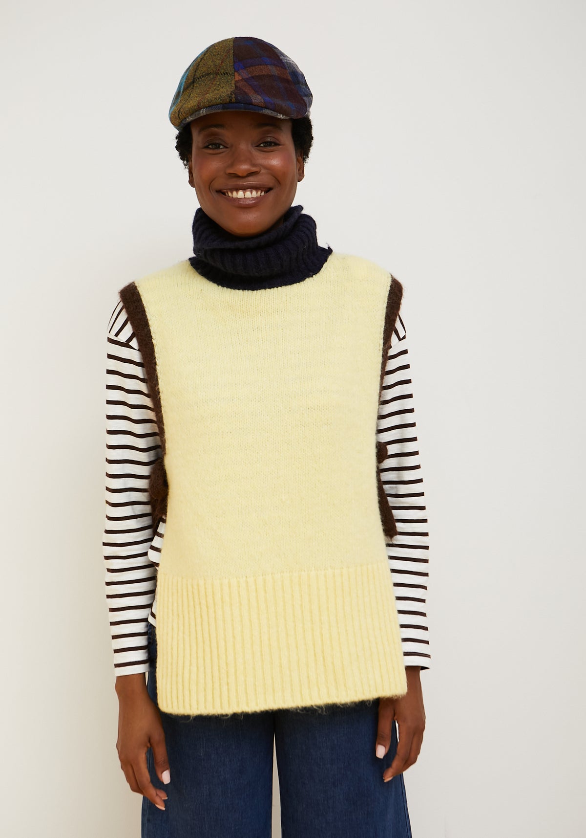 Pull Sans Manches Clue Jaune