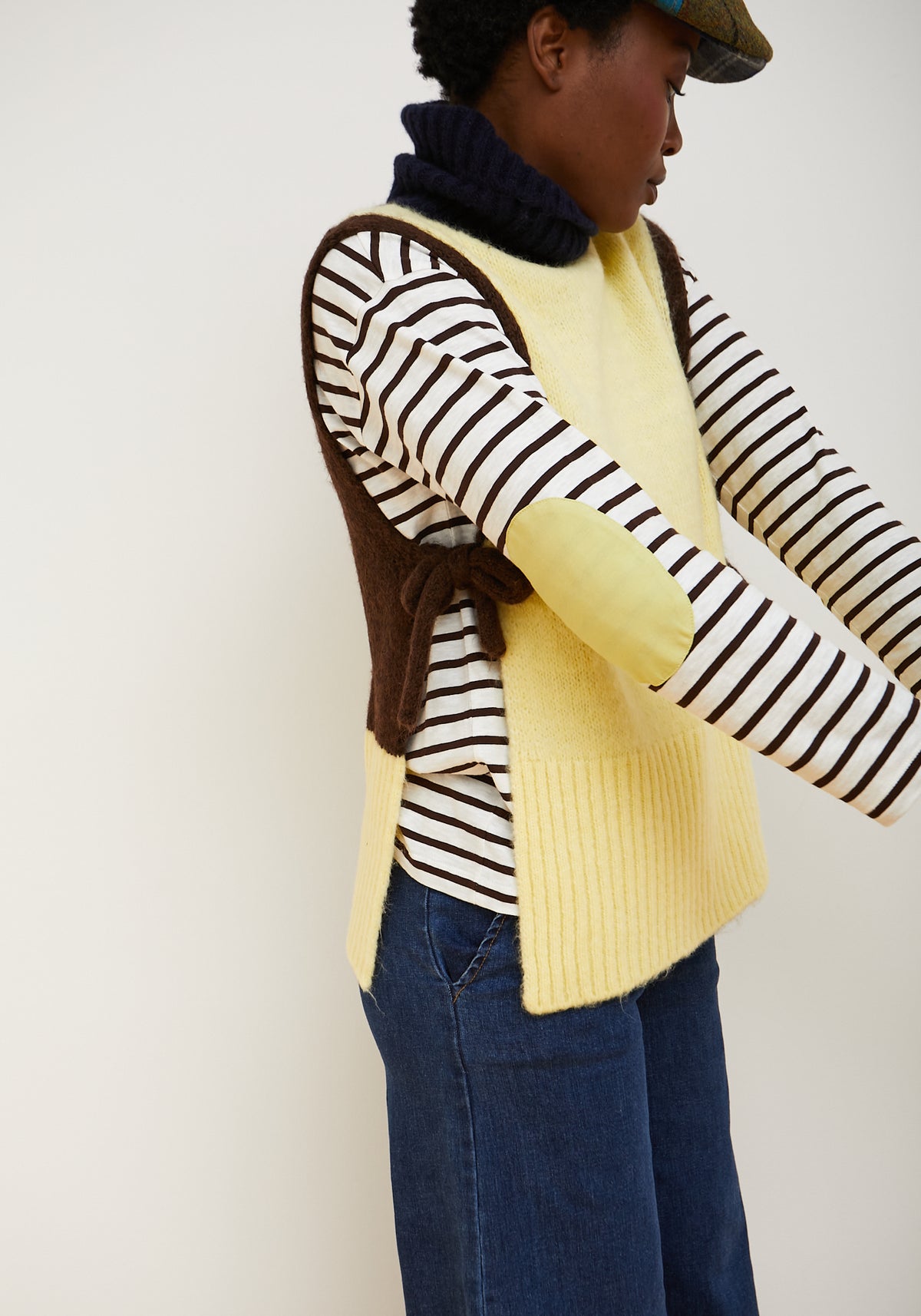 Pull Sans Manches Clue Jaune
