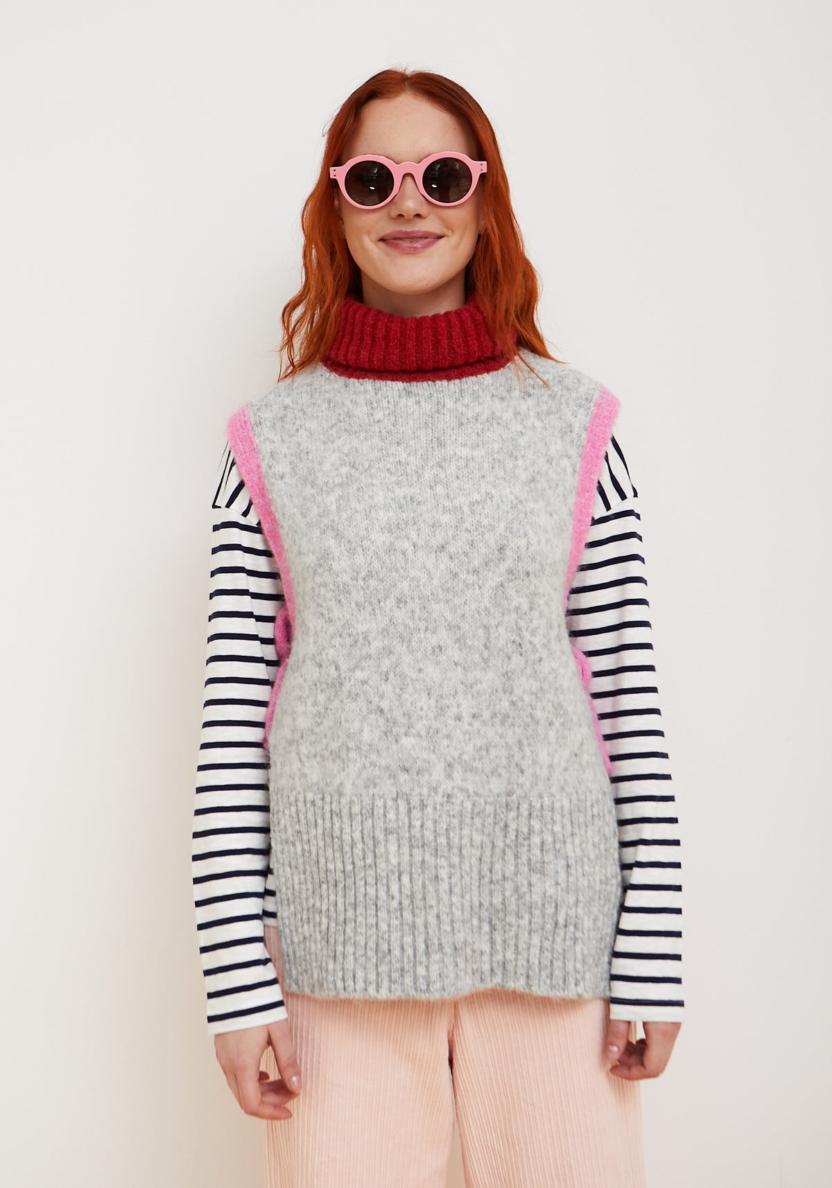 Gilet Maglia Clue Grigio
