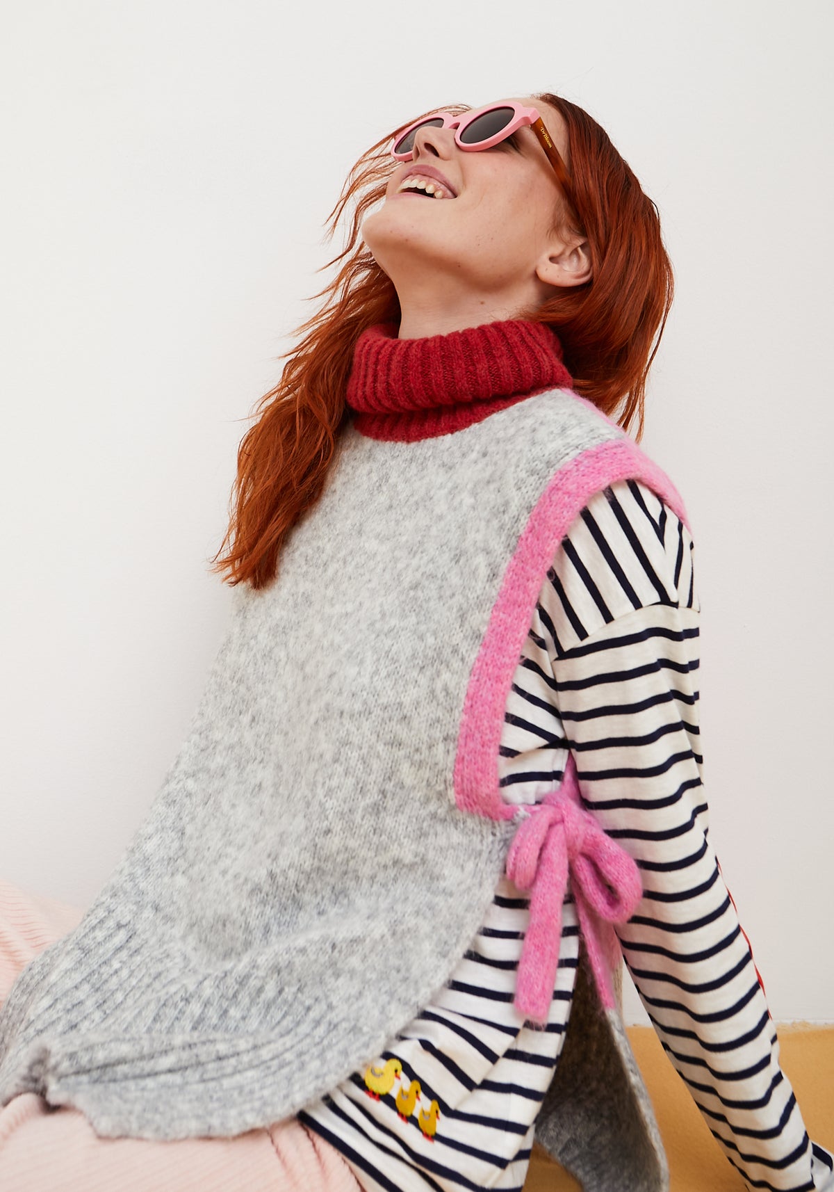 Pull Sans Manches Clue Gris