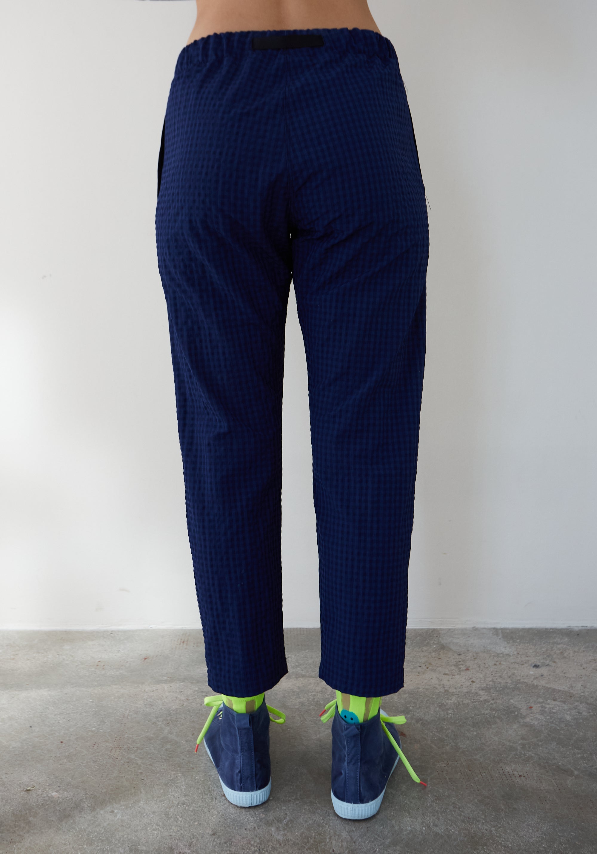 Pantalon Royce Vichy Bleu