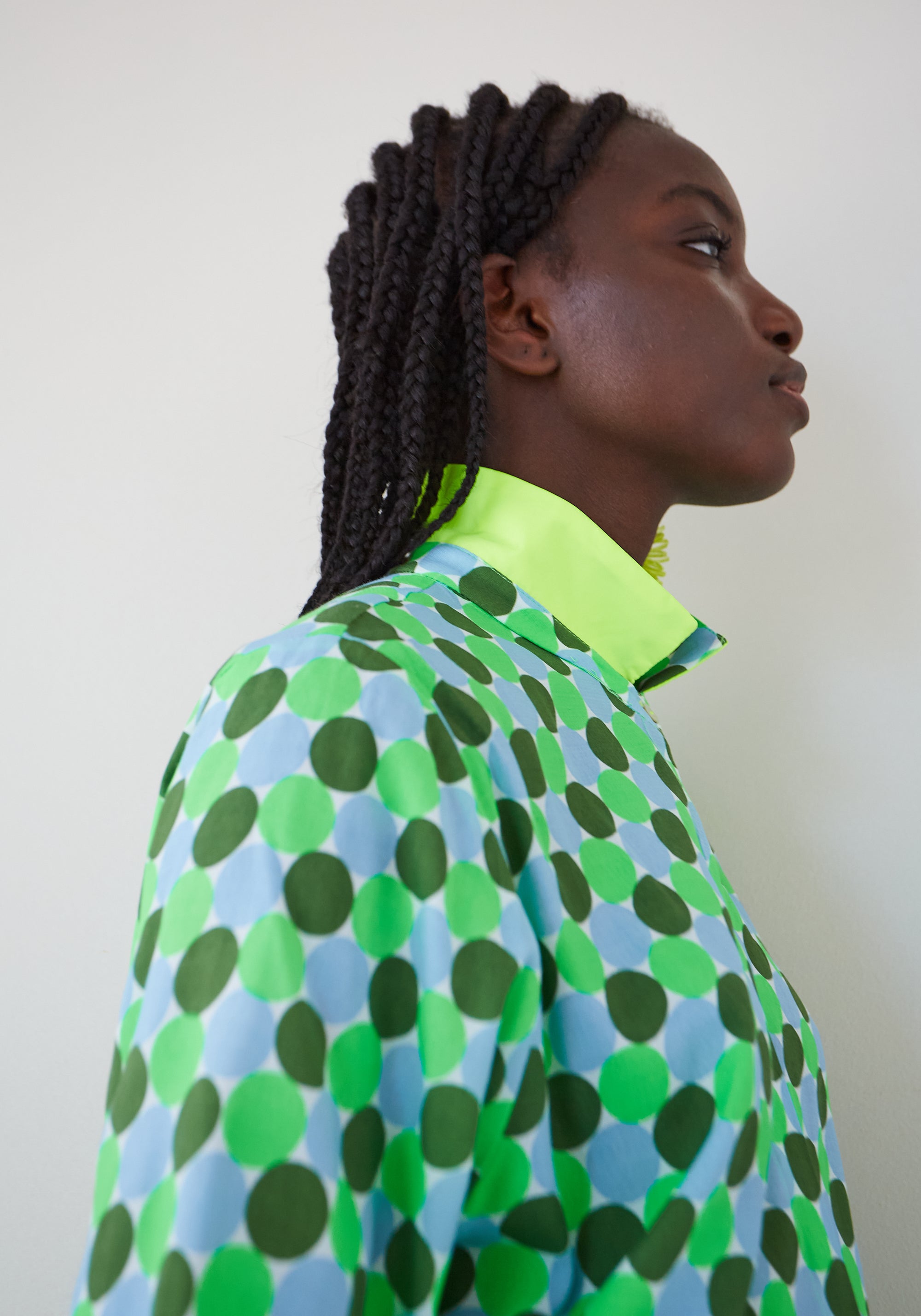 Camicia Shadow Topos Verde