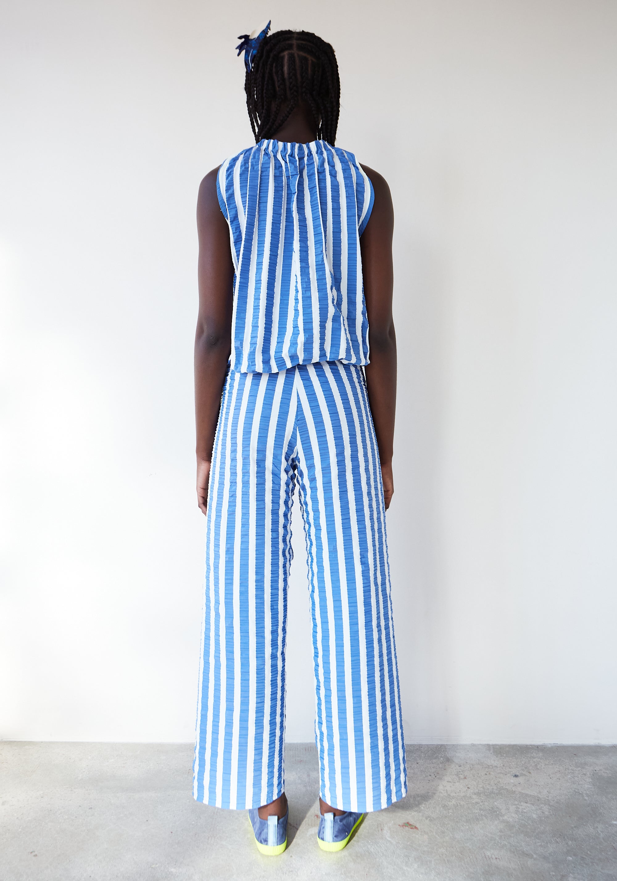 Pantalone con Fiocco Blu