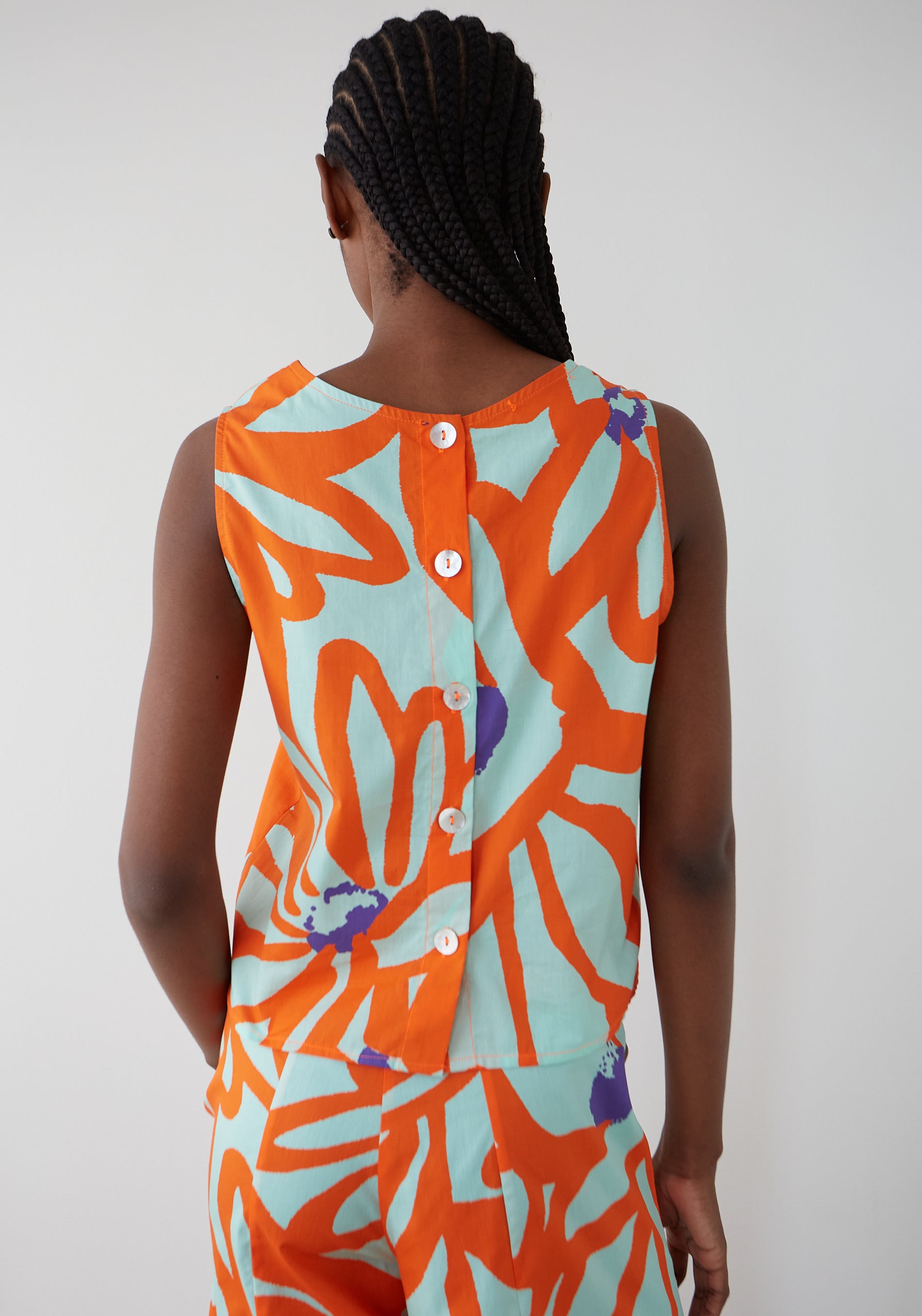 Top Ana Flores Acqua