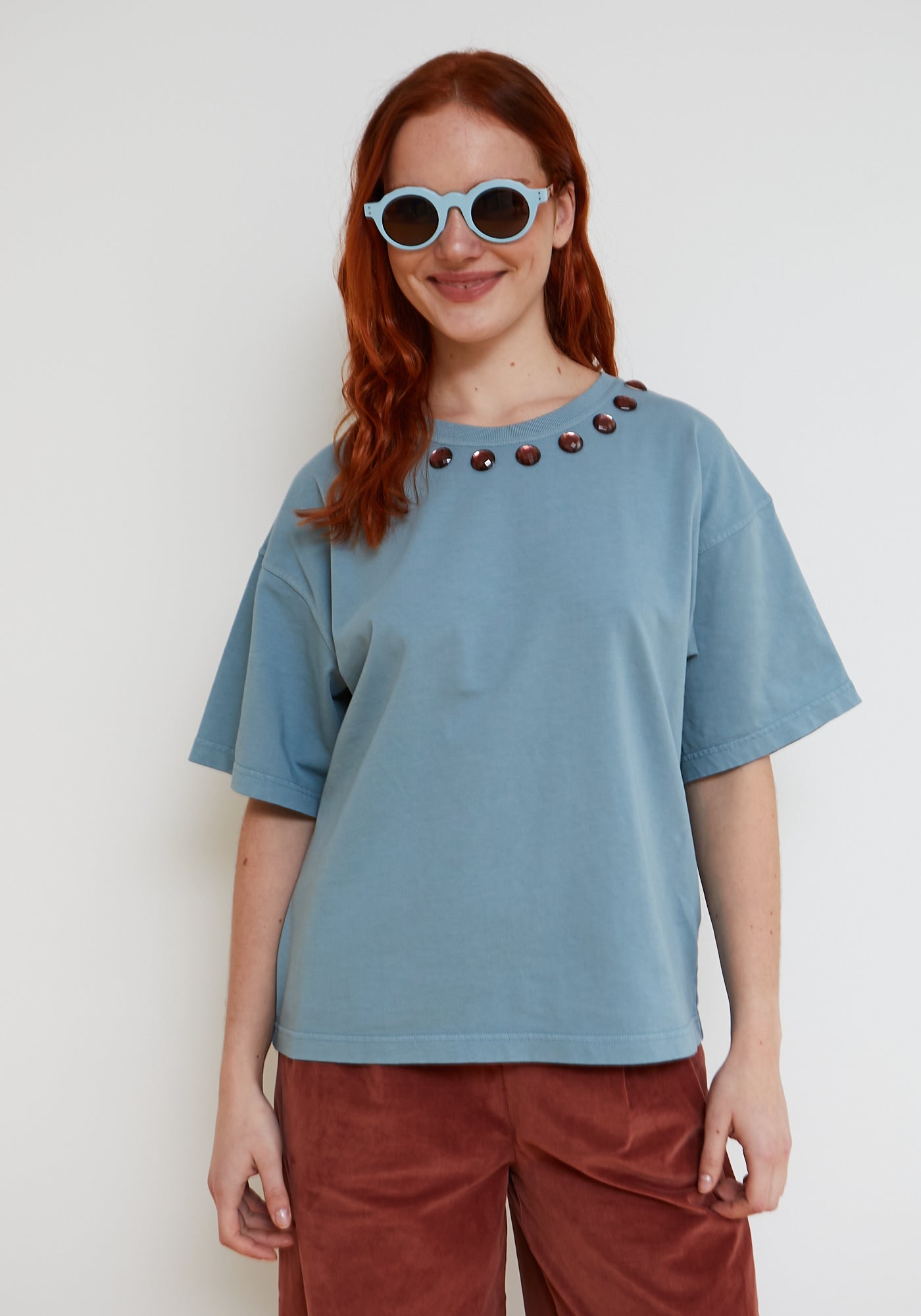 T-shirt Dominò Blu
