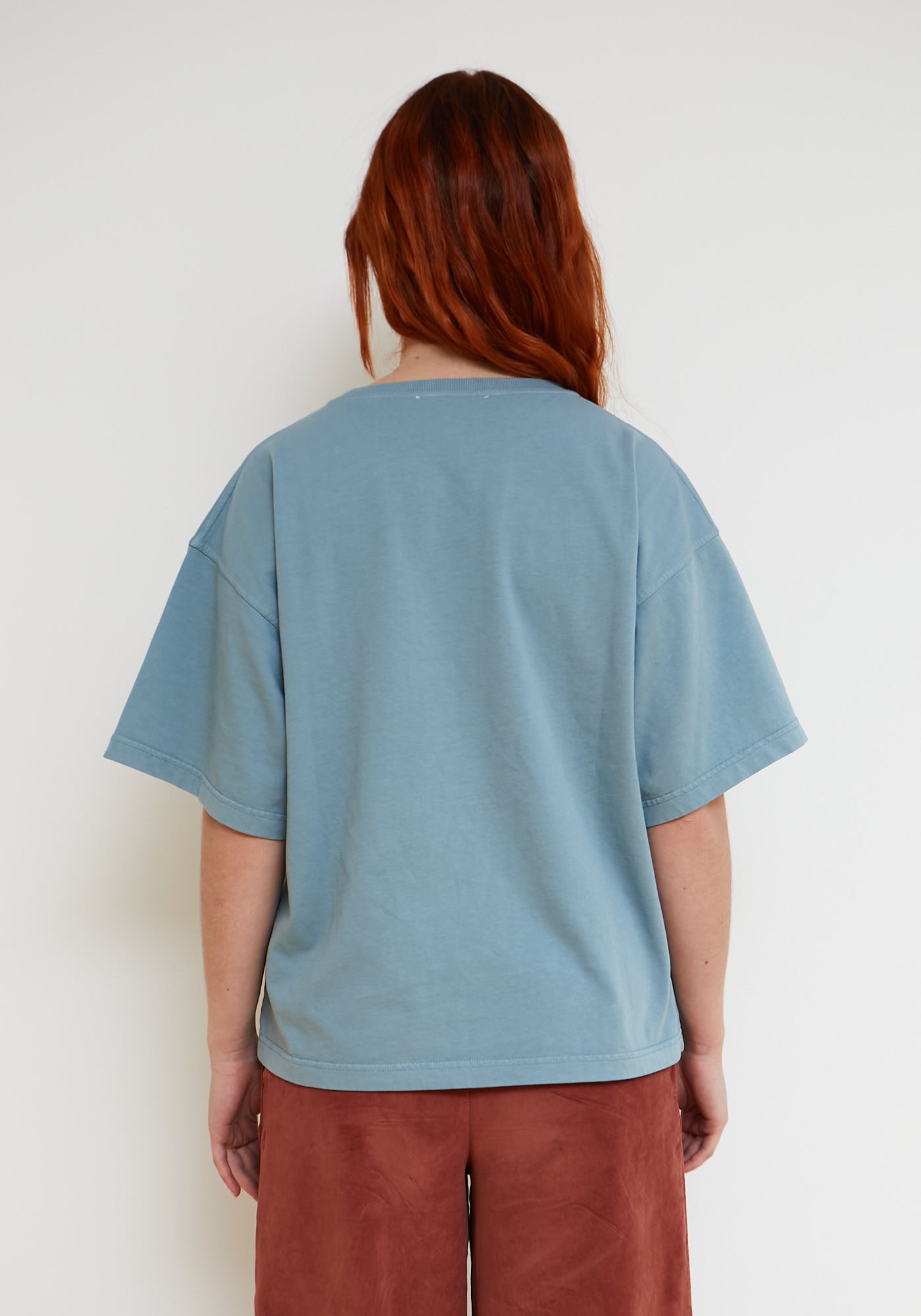 T-shirt Domino Bleu