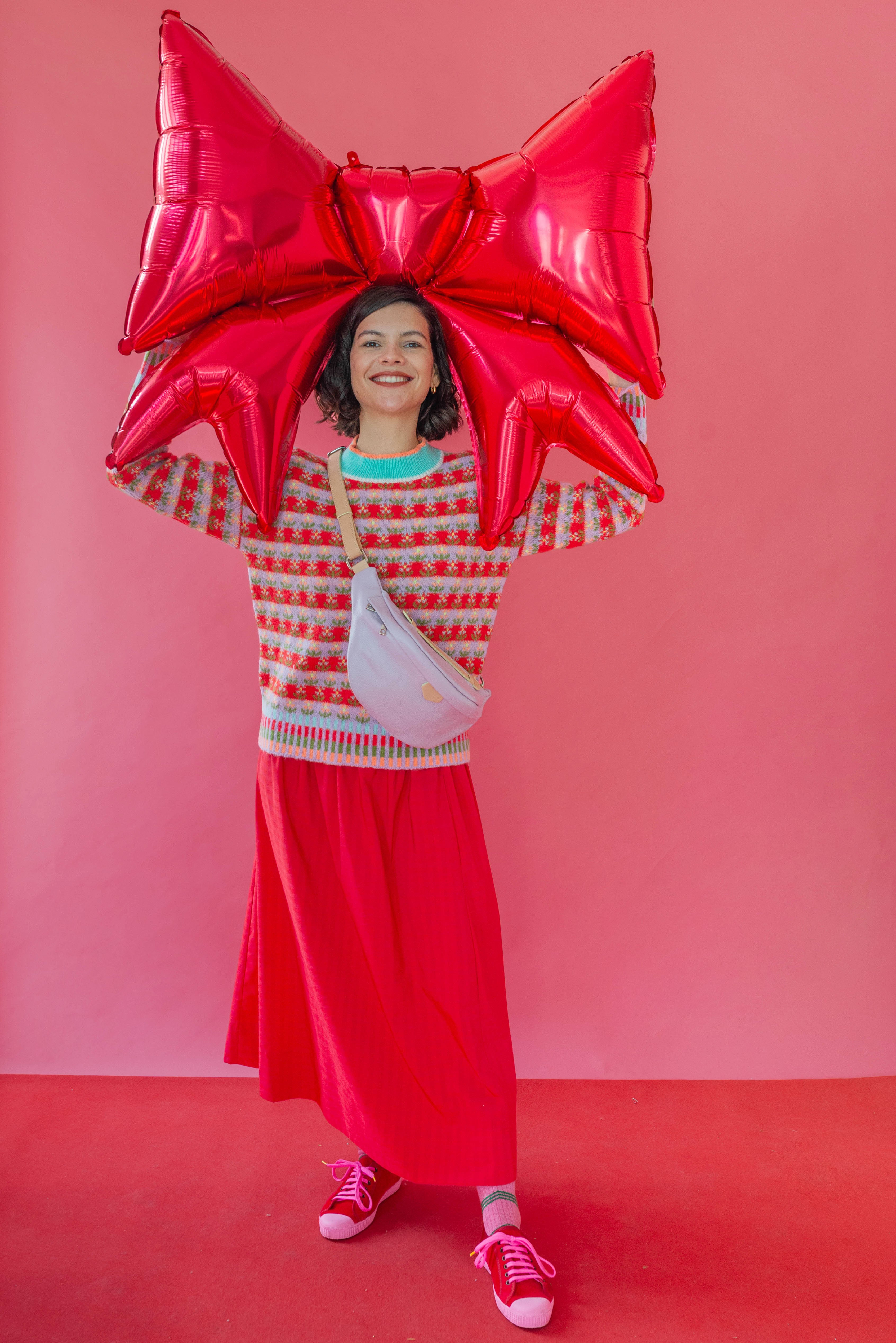 Marsupio in pelle lilla