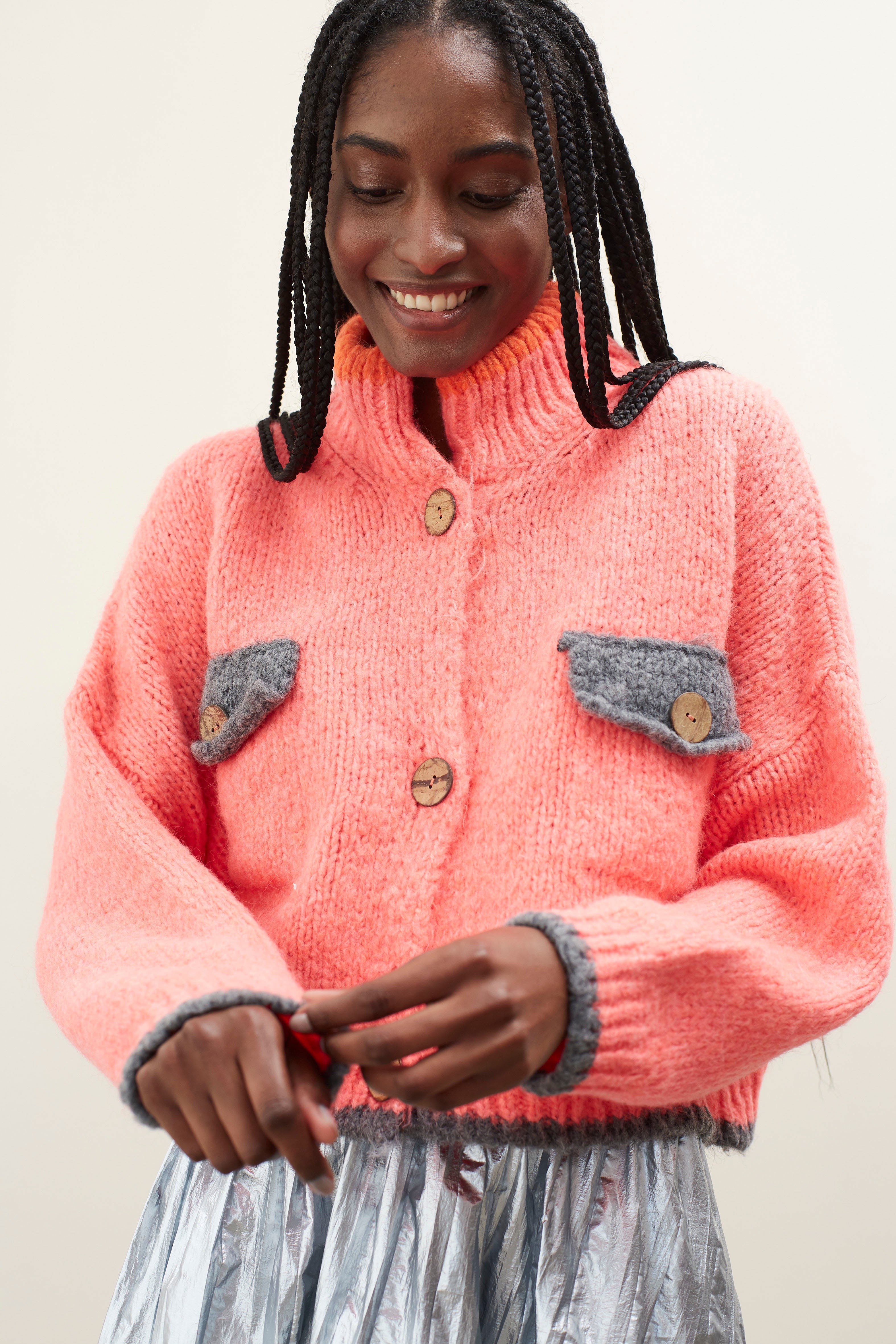 Cardigan Ding Ding Corail