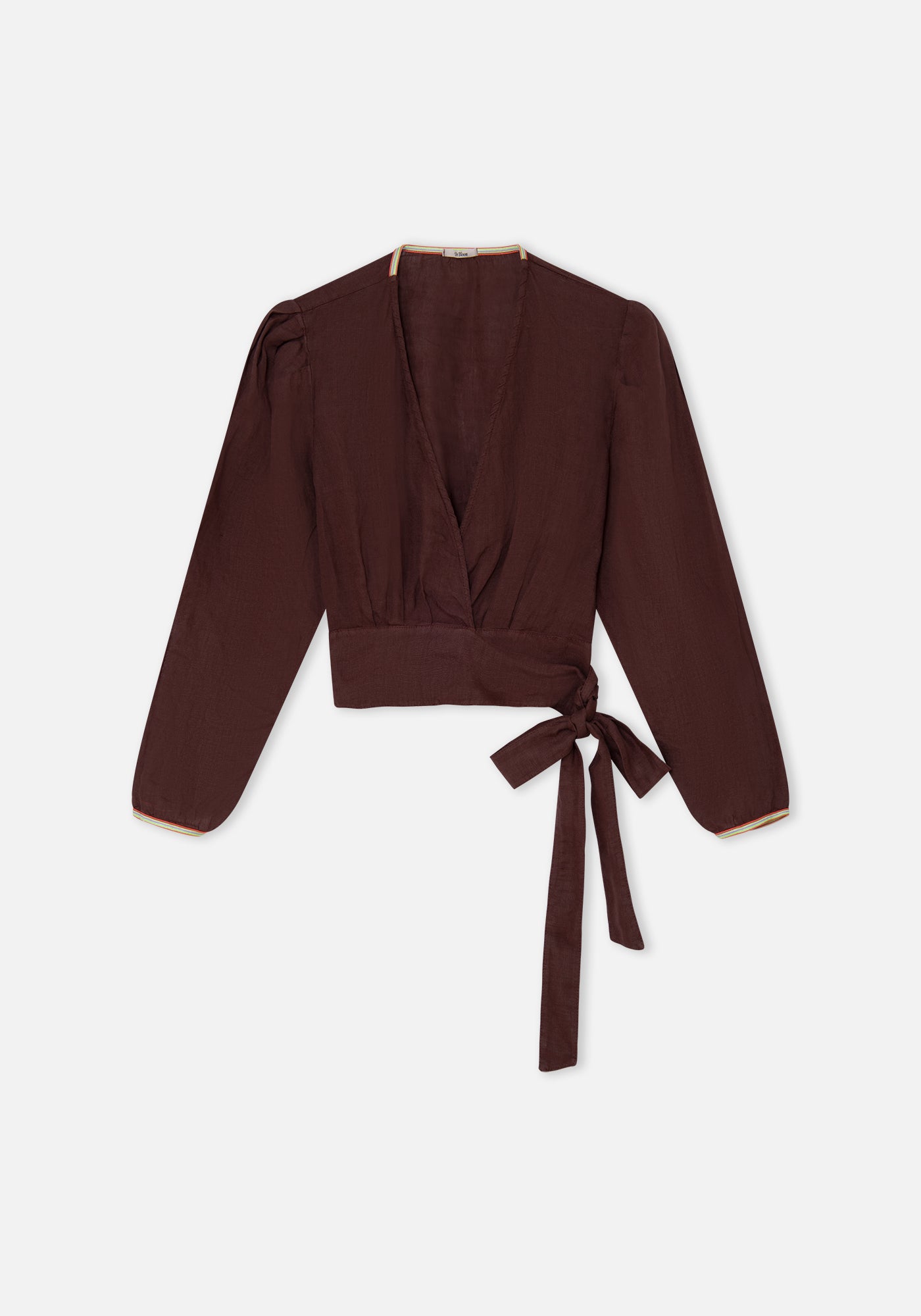 Blouse Capri Lin Marron