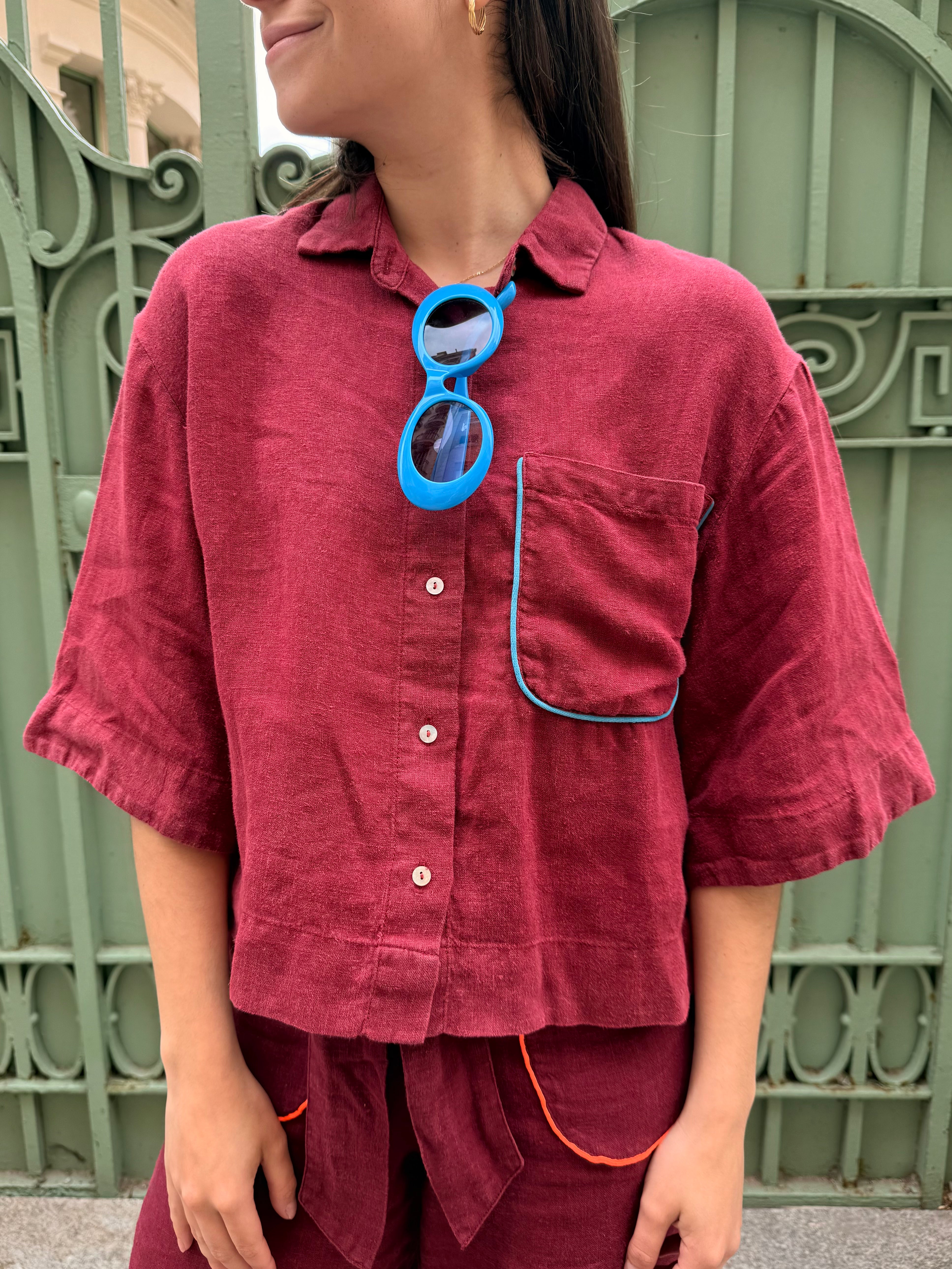 Chemise Cerise Vin