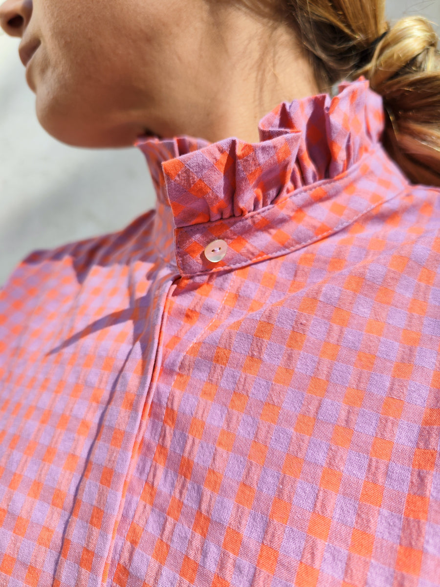 Chemise Vichy Rose