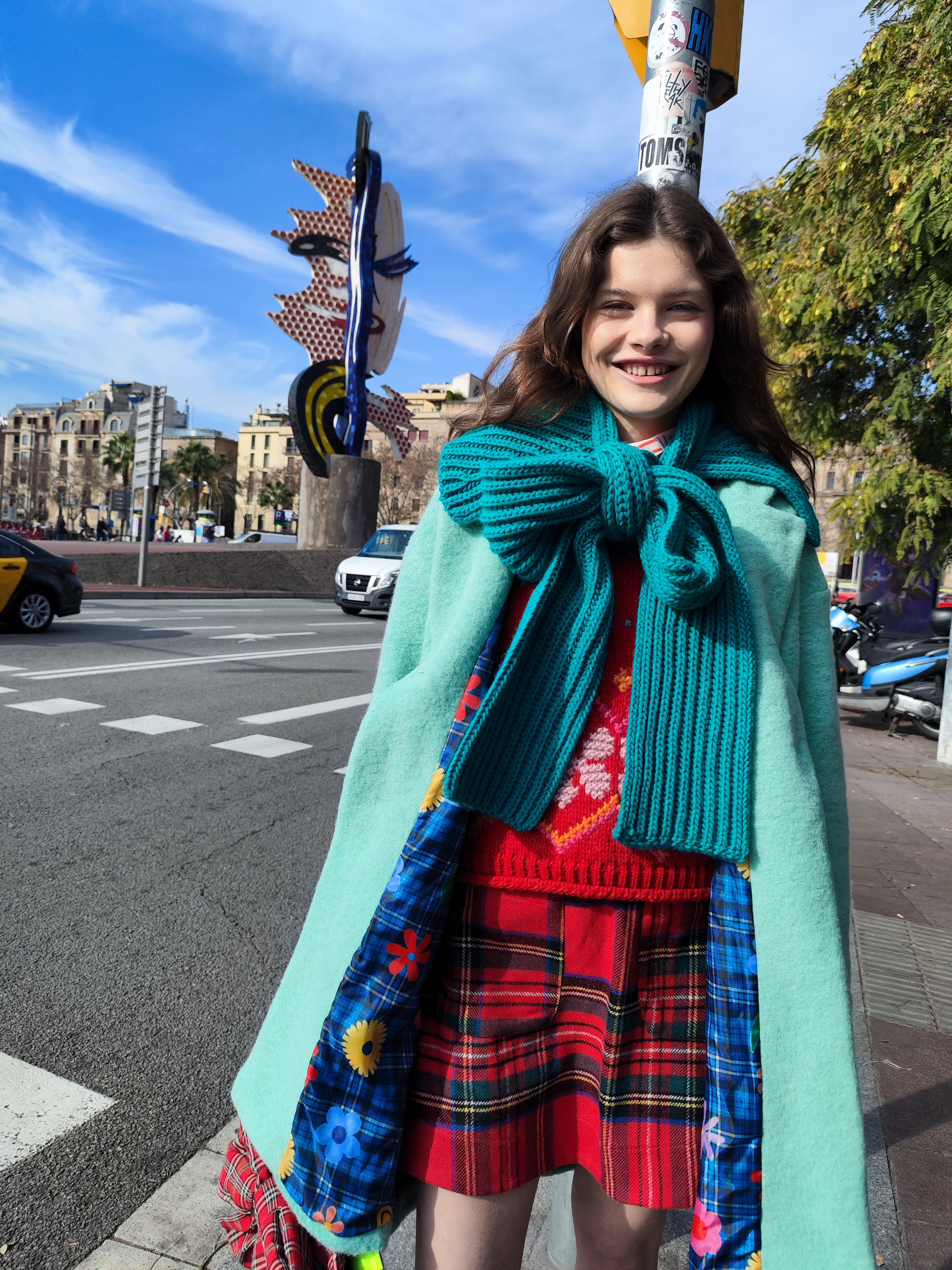 Manteau Como Bleu Vert d'eau