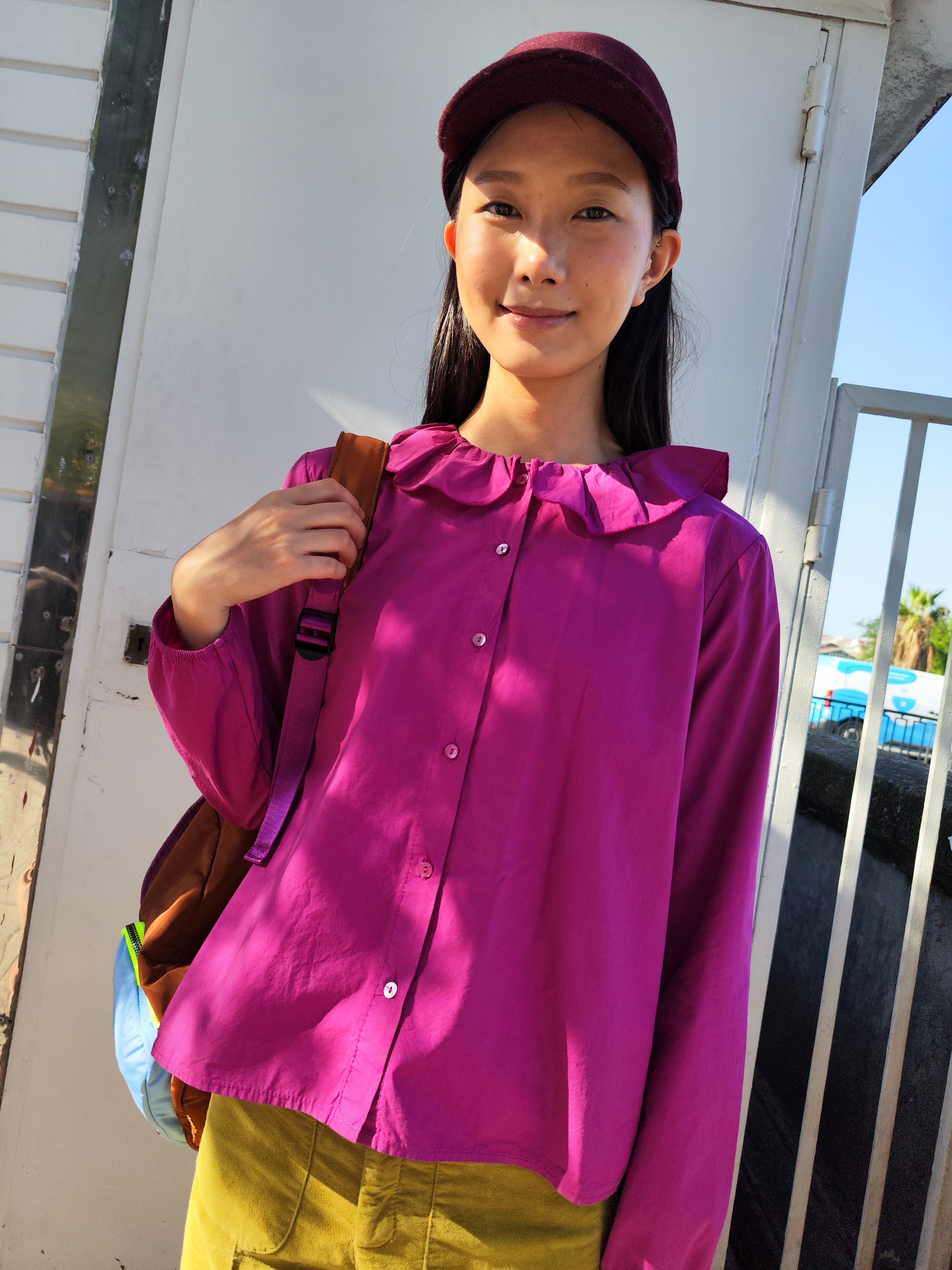 Camicia Barcellona Lampone