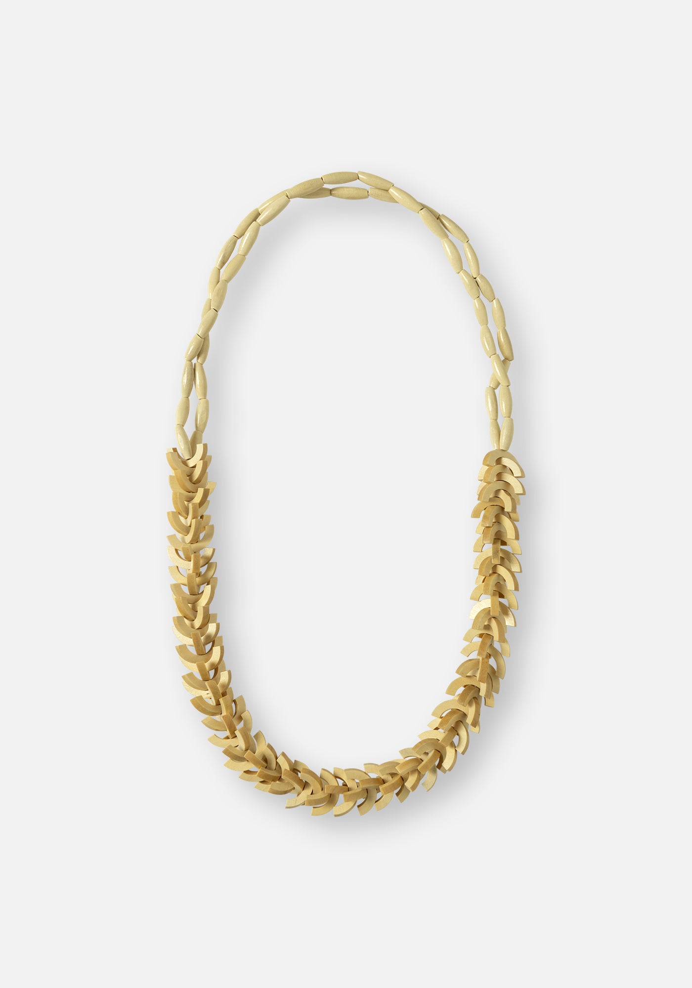Collier Long Omega Écru