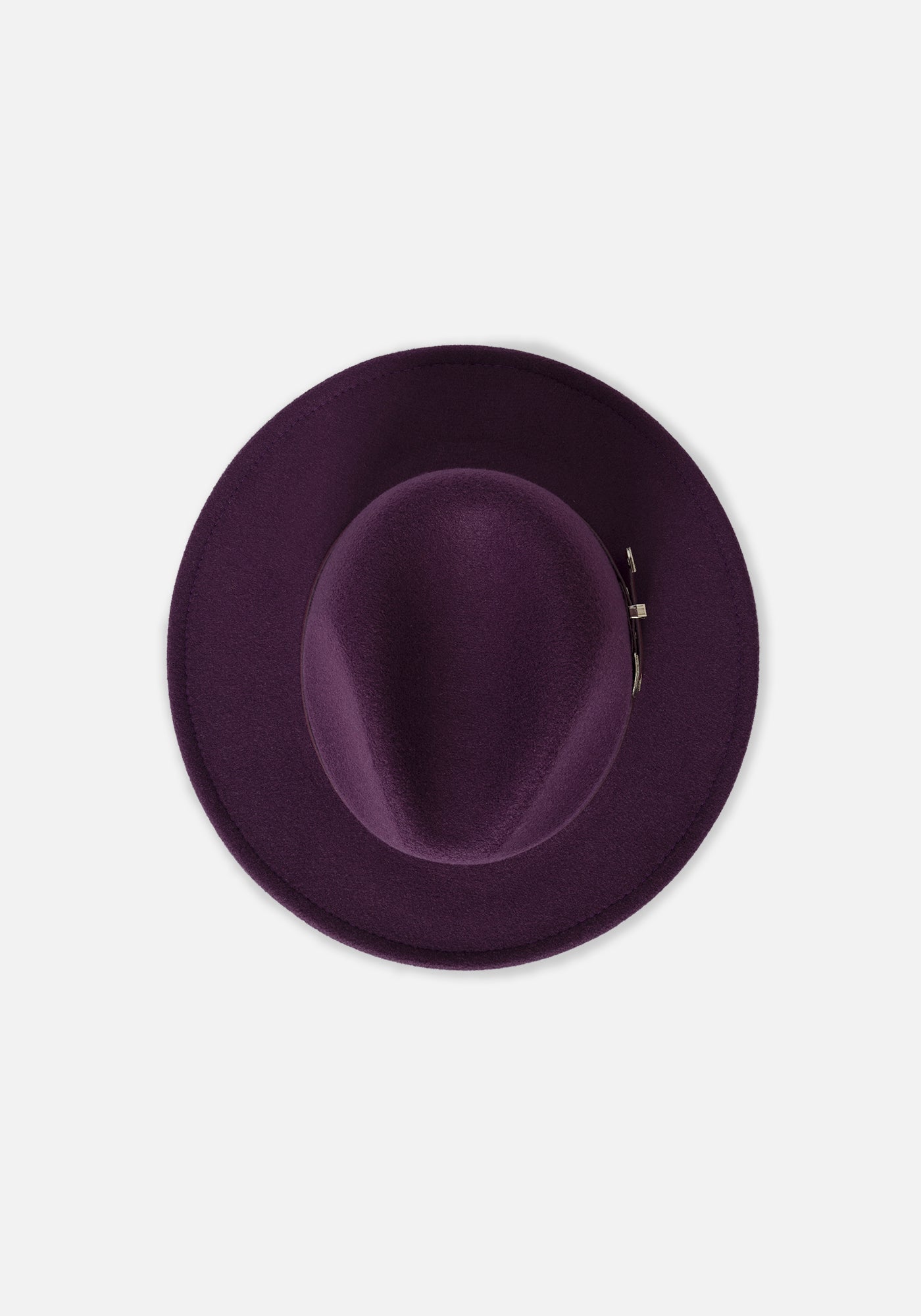 Cappello fibbia viola