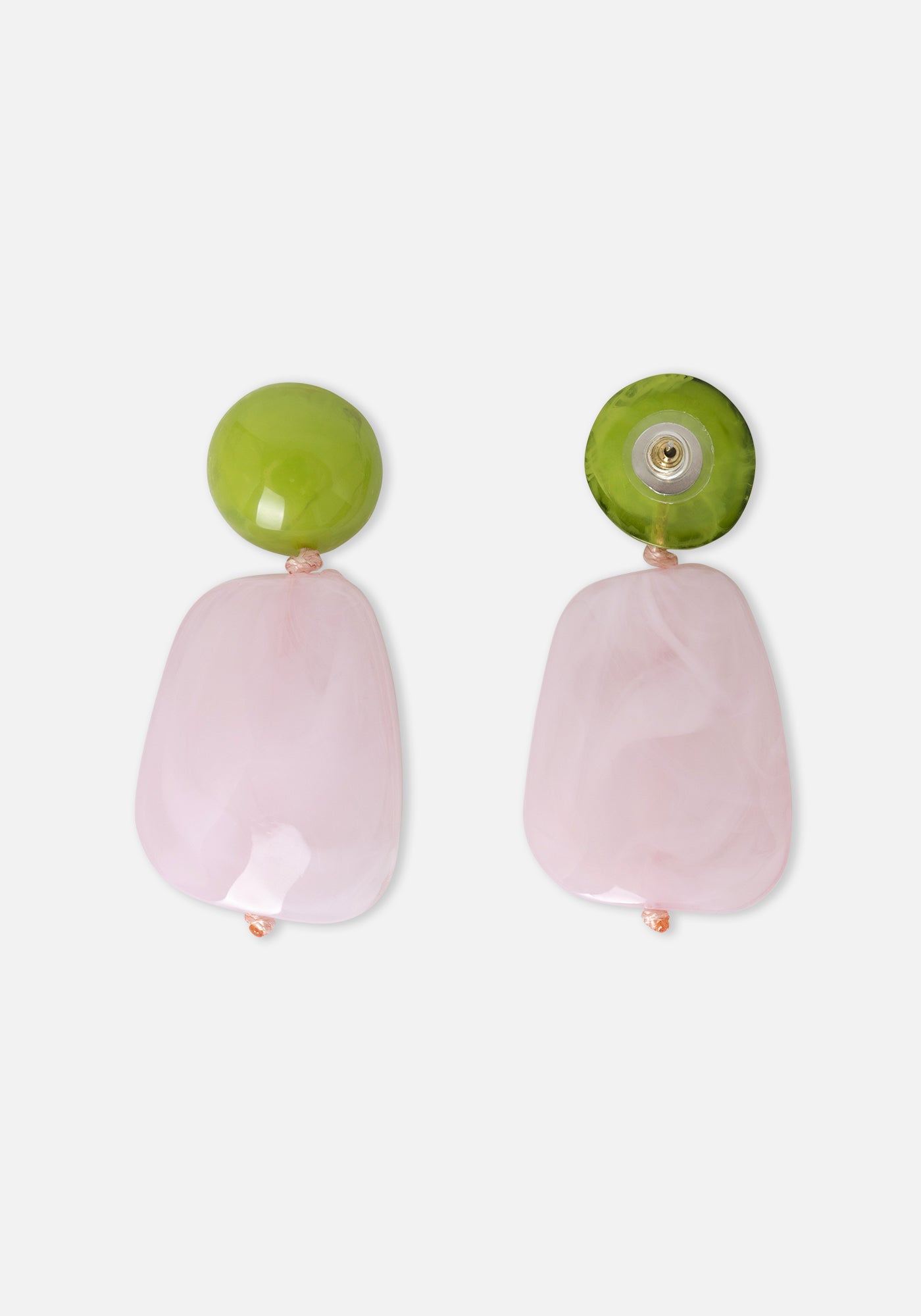 Orecchino Pietra Rosa