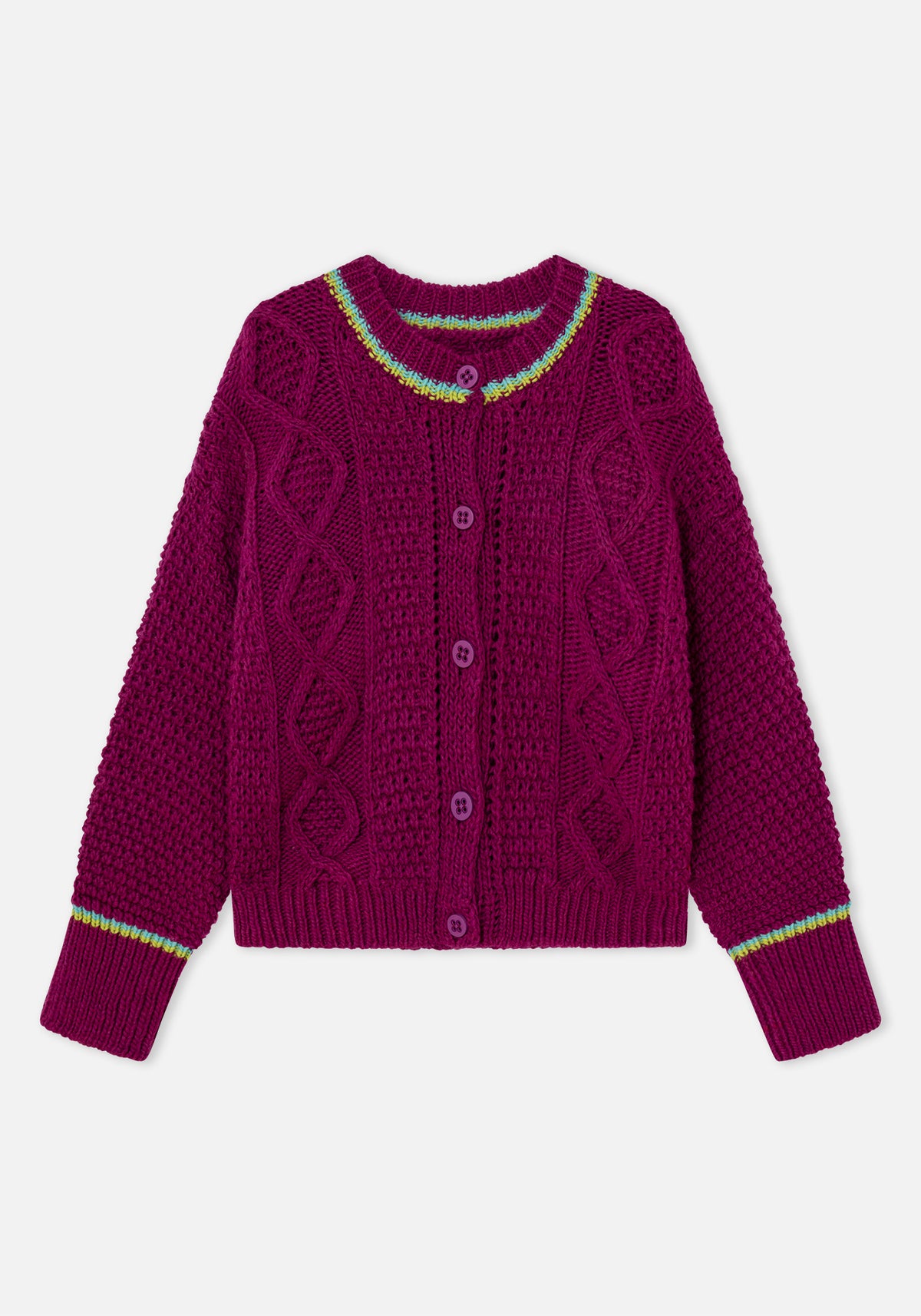 Cardigan Meadow Framboise