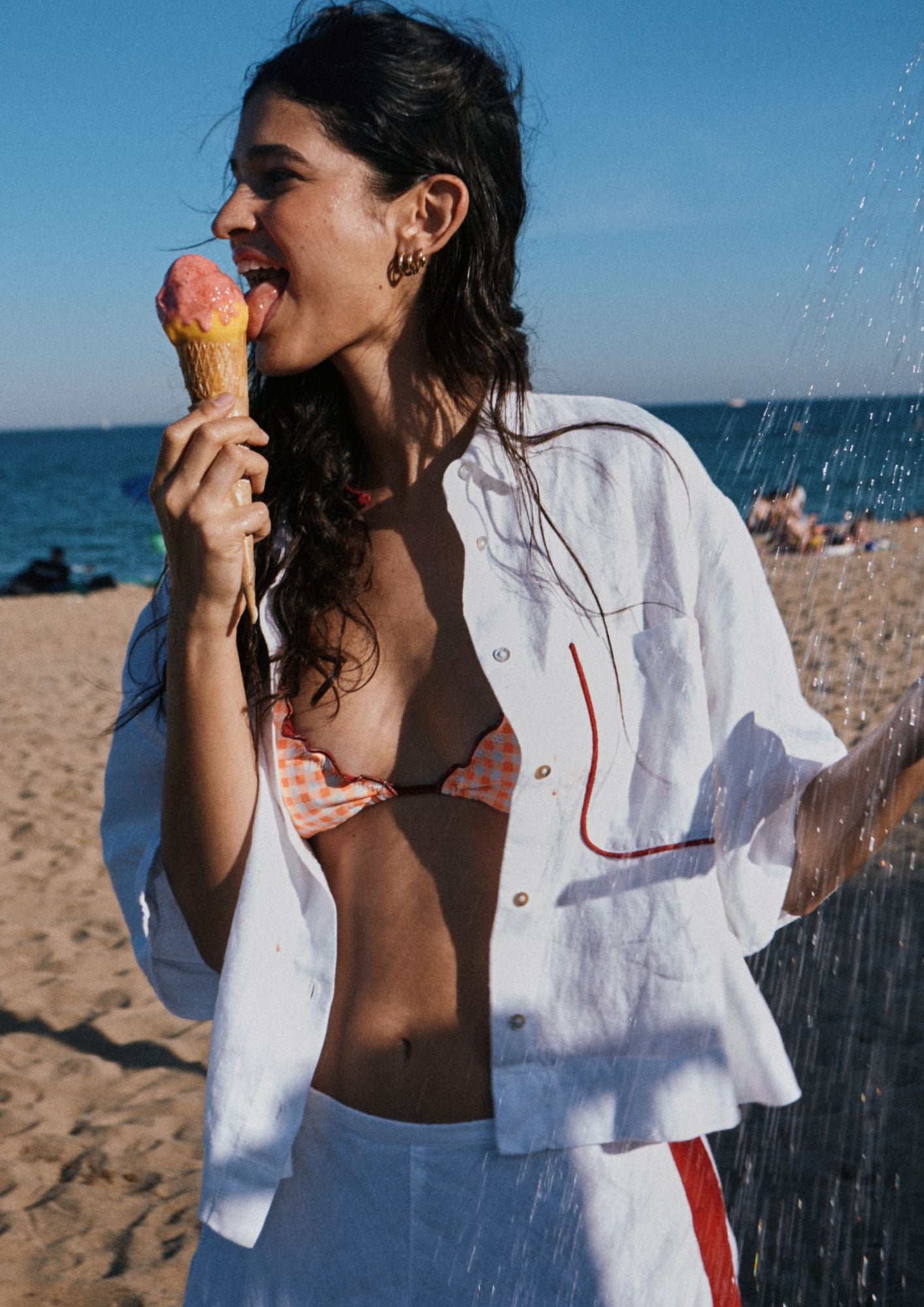 Camicia Cherry Bianca