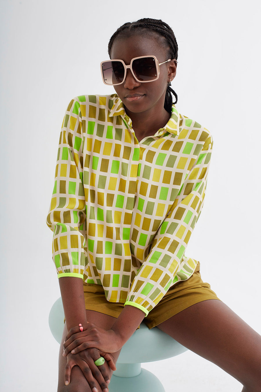 Chemise Pantone Jaune
