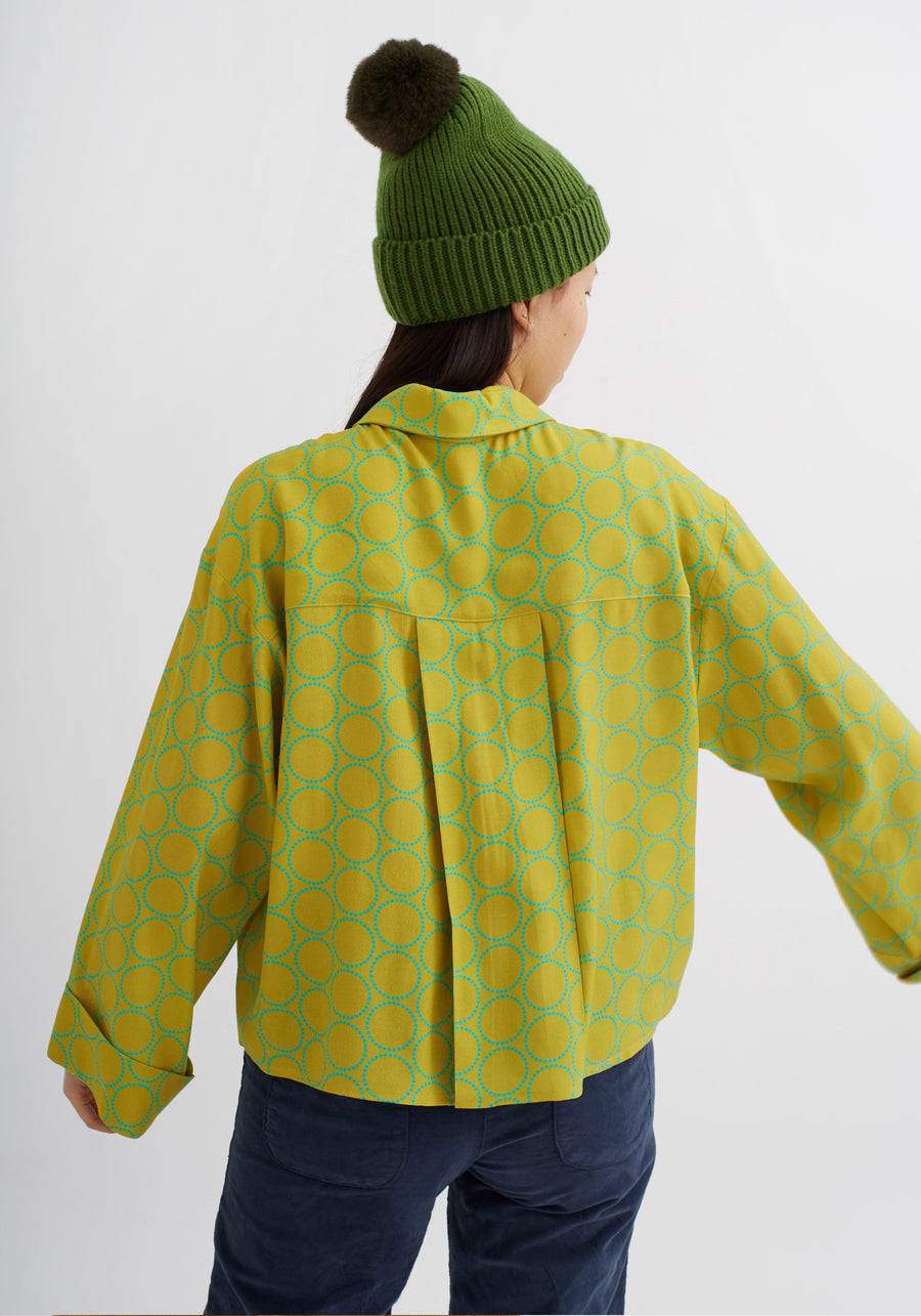 Chemise Imprimée Smile Verte