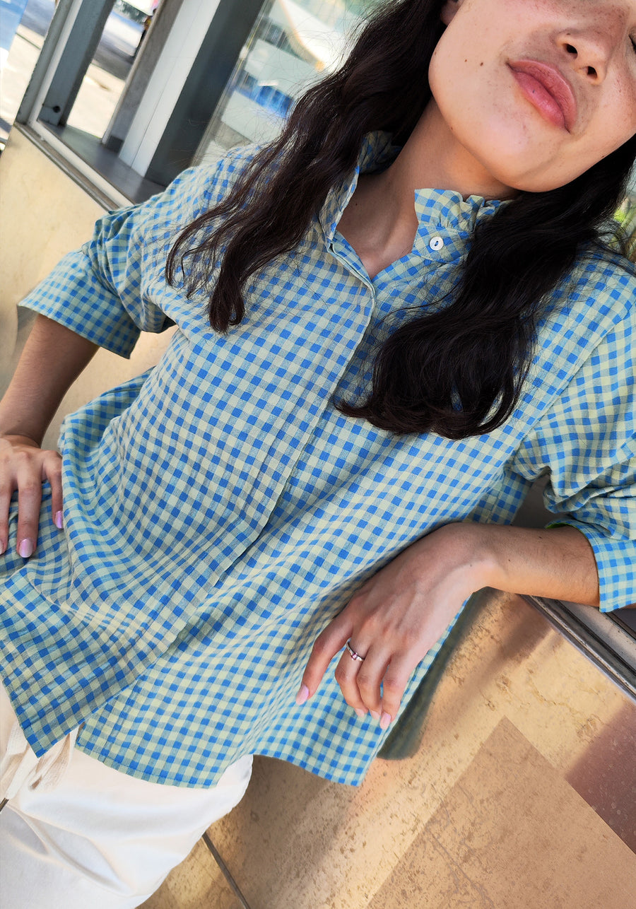 Chemise Vichy Bleue