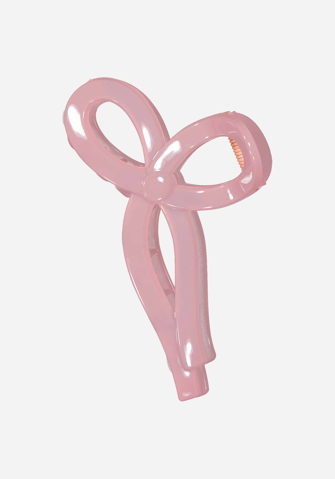 Pince à Cheveux Nœud Rose