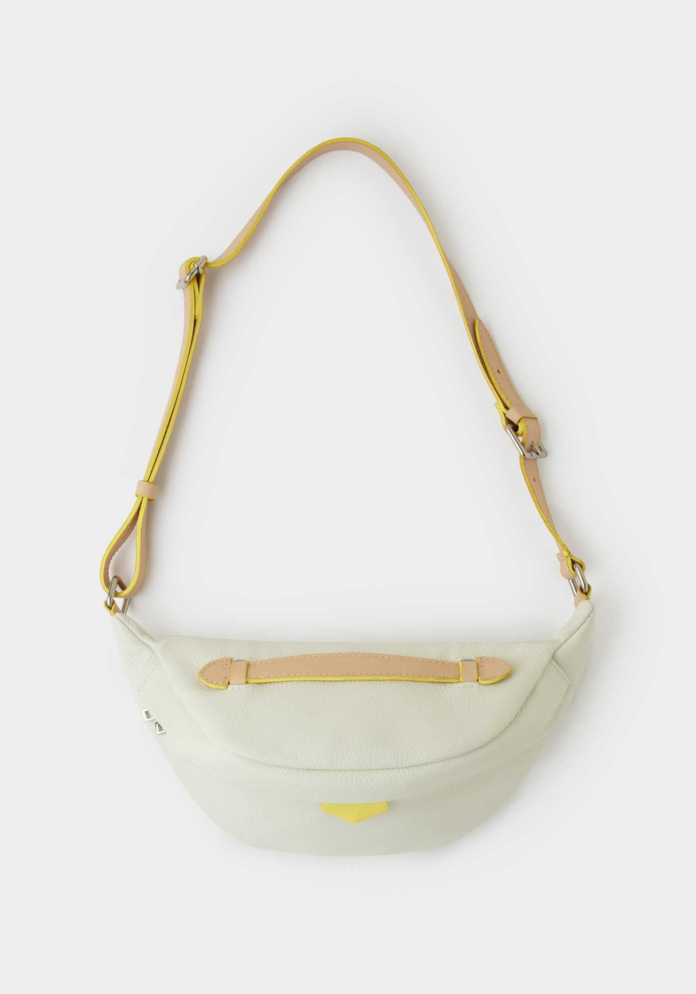 Sac Banane en Cuir Blanc