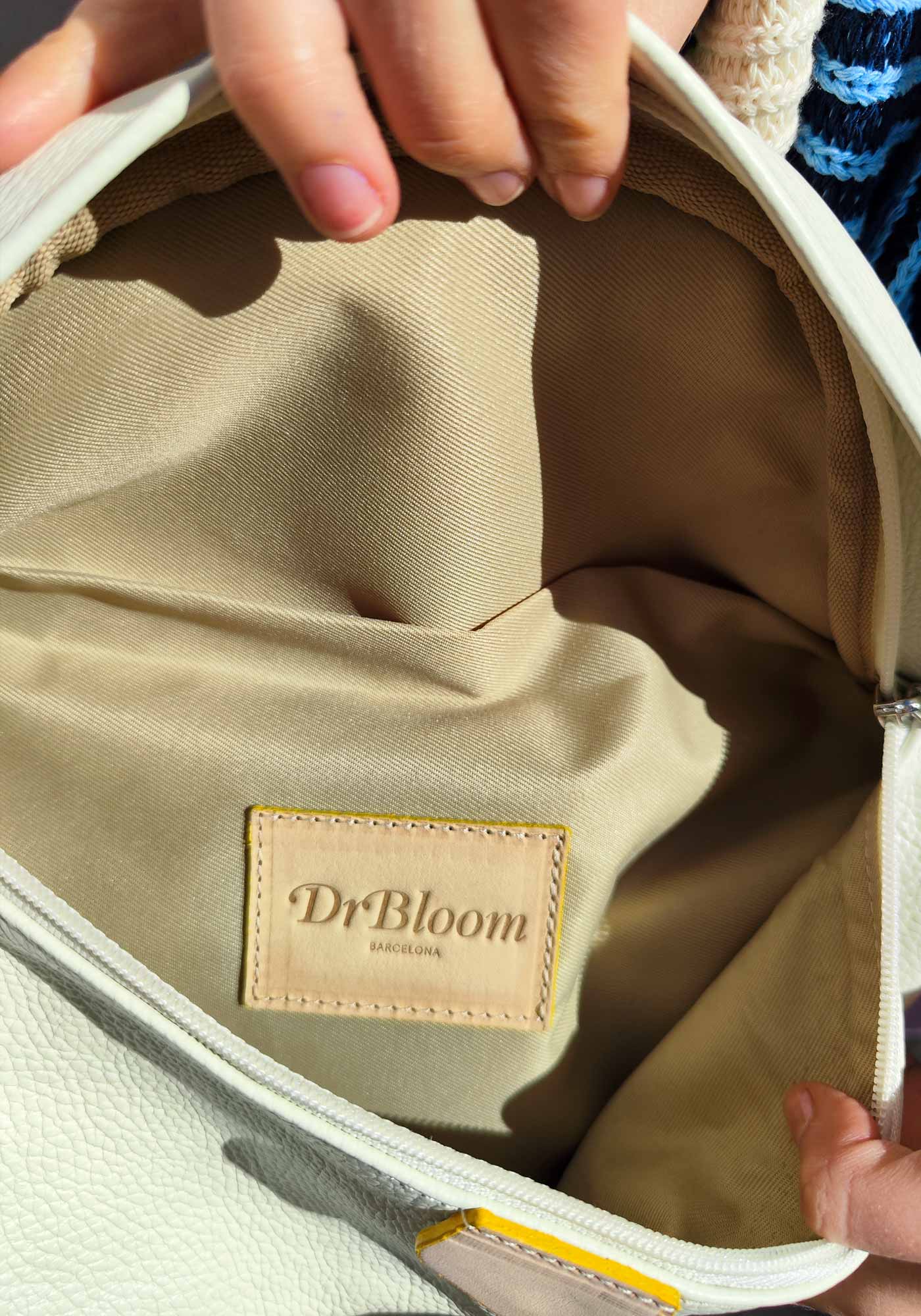 Sac Banane en Cuir Blanc